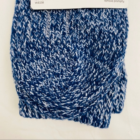 Cuddl Duds Twisted Ribbed Crew Socks Marled Brown - Picture 7 of 8